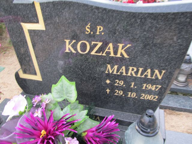 Marian Kozak 1947 Wągrowiec - Grobonet - Wyszukiwarka osób pochowanych