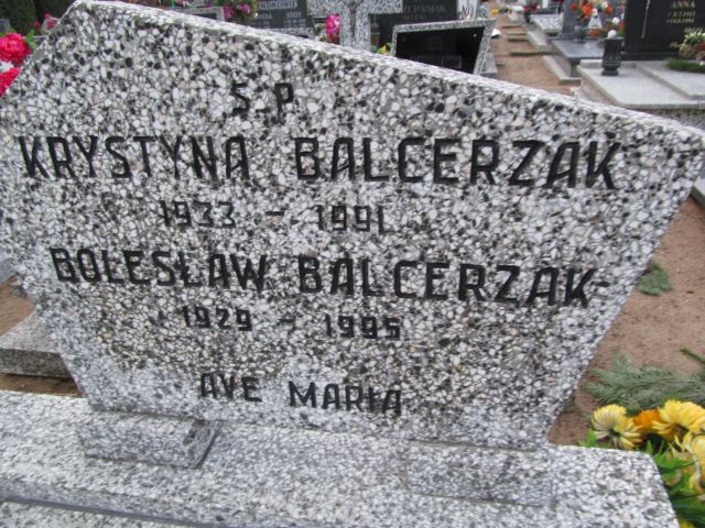 Krystyna Balcerzak 1933 Wągrowiec - Grobonet - Wyszukiwarka osób pochowanych