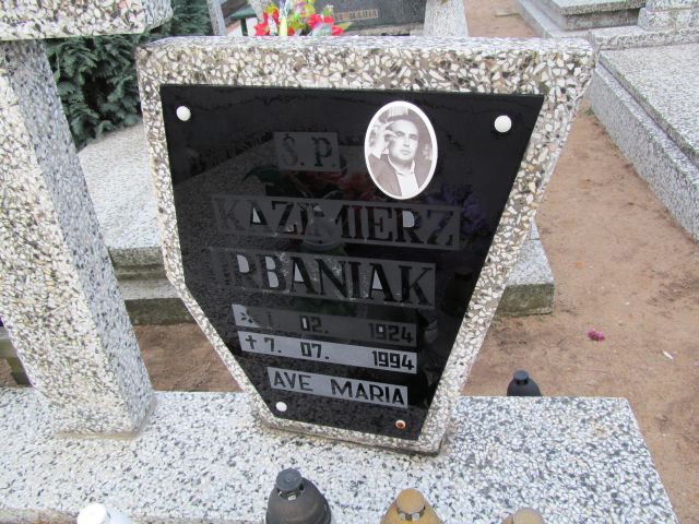 Kazimierz Urbaniak 1924 Wągrowiec - Grobonet - Wyszukiwarka osób pochowanych