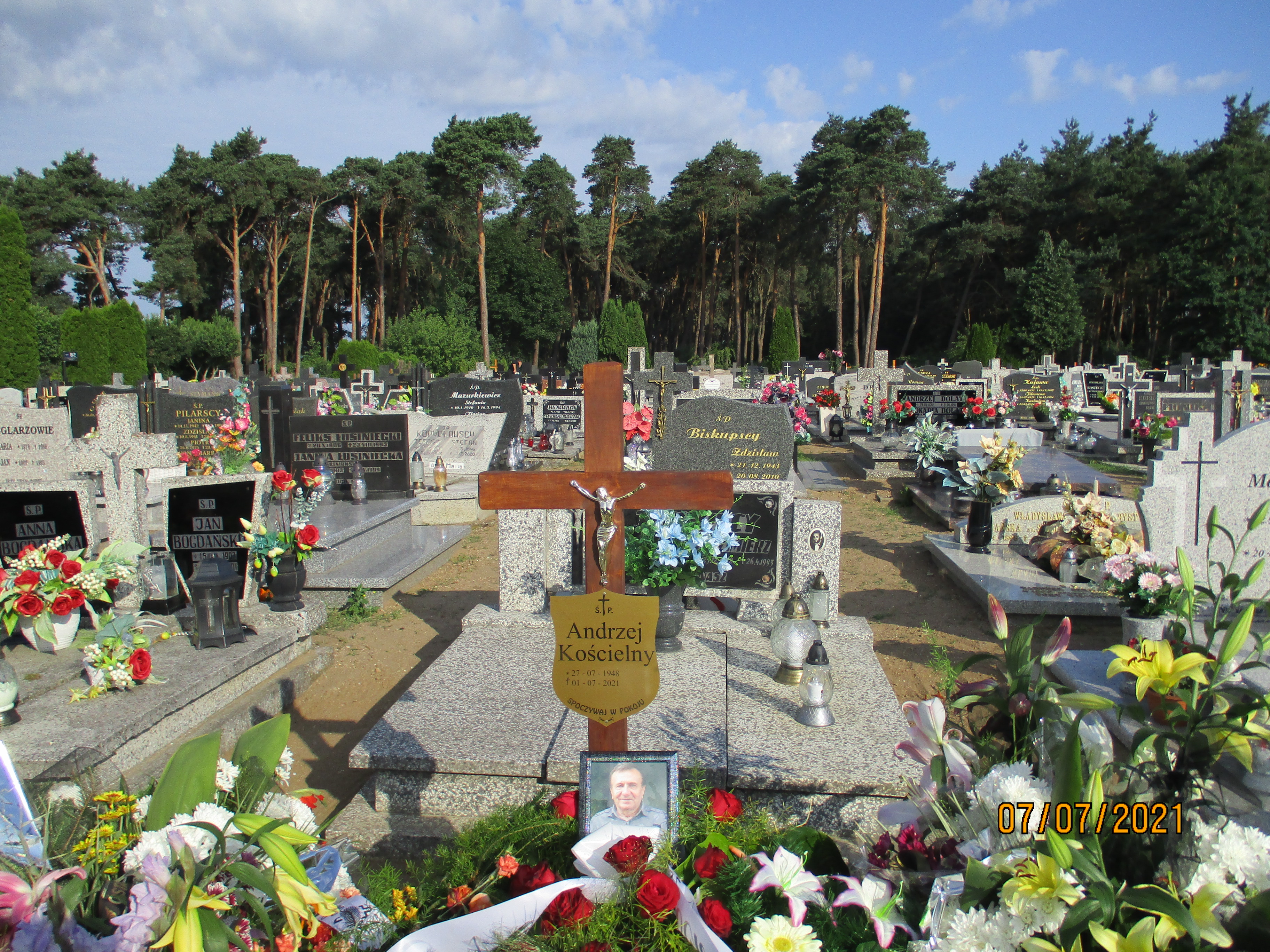 Andrzej Kościelny 1948 Wągrowiec - Grobonet - Wyszukiwarka osób pochowanych