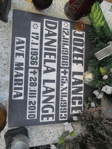 Józef Lange 1908 Wągrowiec - Grobonet - Wyszukiwarka osób pochowanych