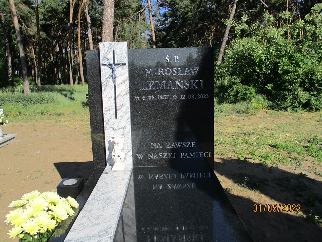 Mirosław Lemański 1957 Wągrowiec - Grobonet - Wyszukiwarka osób pochowanych