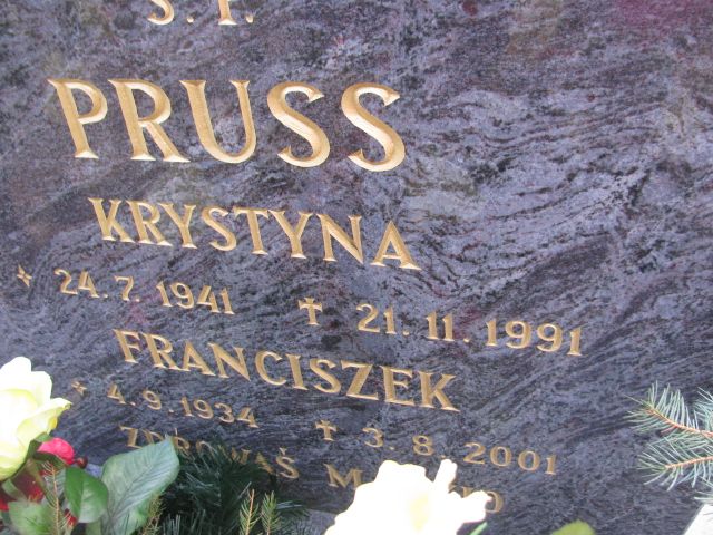 Krystyna Pruss 1941 Wągrowiec - Grobonet - Wyszukiwarka osób pochowanych