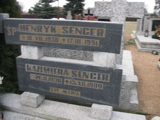 Kazimiera Senger 1936 Wągrowiec - Grobonet - Wyszukiwarka osób pochowanych