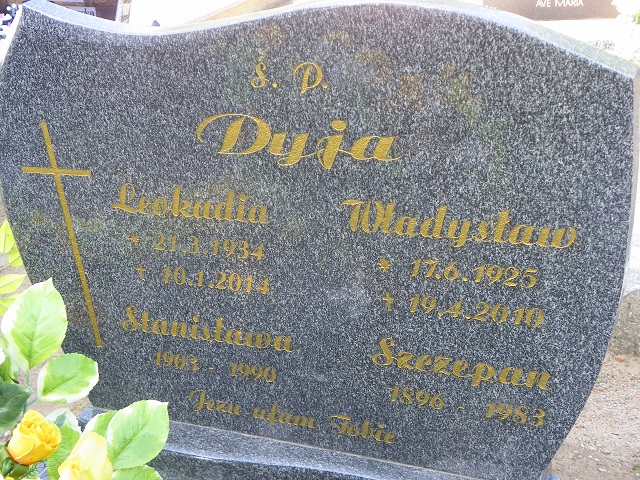 Grób Władysław Dyja