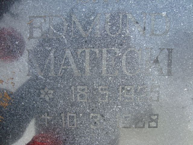 Edmund Matecki 1925 Wągrowiec - Grobonet - Wyszukiwarka osób pochowanych