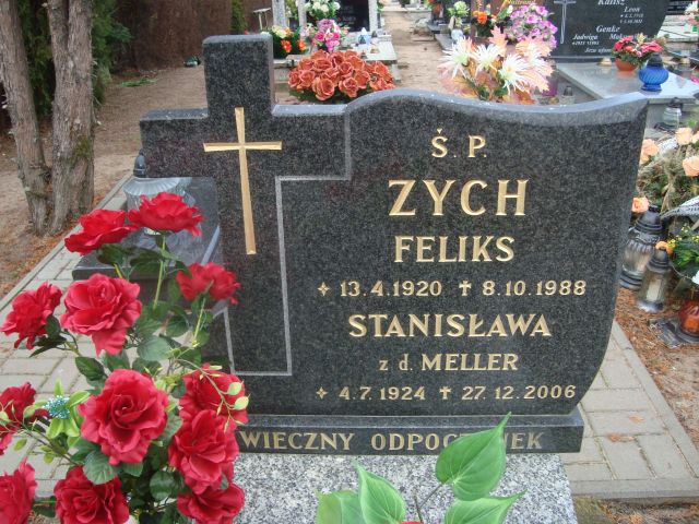 Feliks Zych 1920 Wągrowiec - Grobonet - Wyszukiwarka osób pochowanych