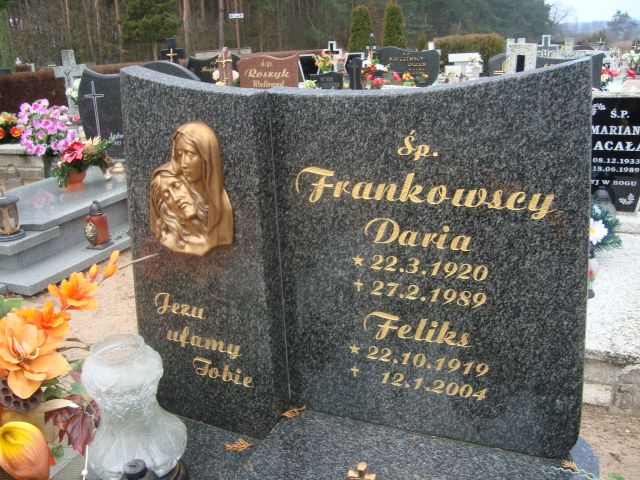 Daria Frankowska 1920 Wągrowiec - Grobonet - Wyszukiwarka osób pochowanych