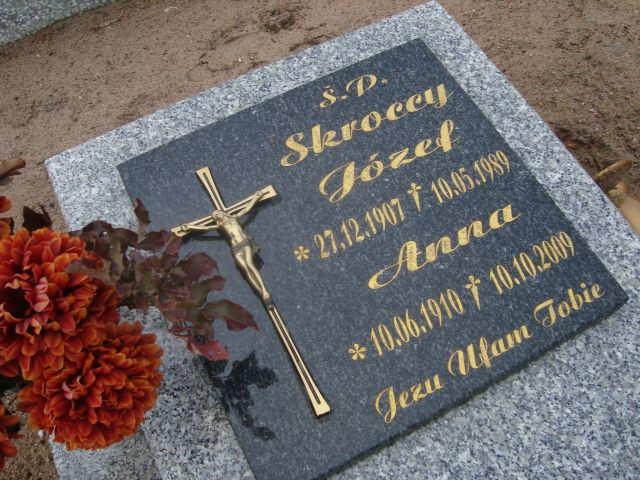 Anna Skrocka 1910 Wągrowiec - Grobonet - Wyszukiwarka osób pochowanych