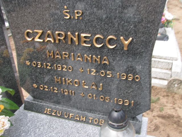 Mikołaj Czarnecki 1911 Wągrowiec - Grobonet - Wyszukiwarka osób pochowanych