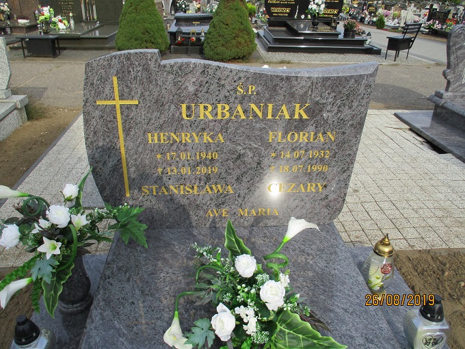 Grób Henryka Urbaniak