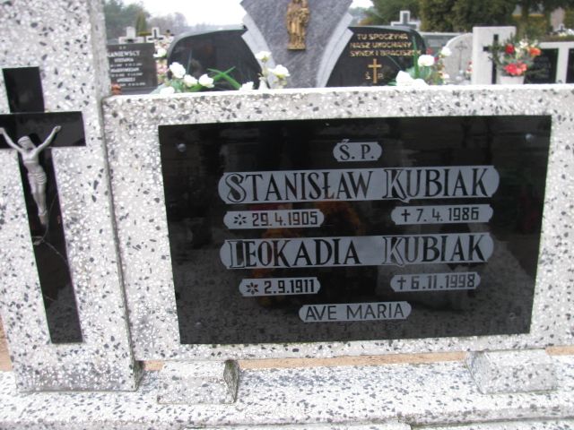 Stanisław Kubiak 1905 Wągrowiec - Grobonet - Wyszukiwarka osób pochowanych