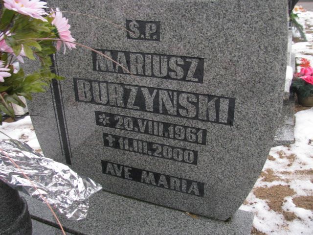 Bartosz Burzyński 1985 Wągrowiec - Grobonet - Wyszukiwarka osób pochowanych