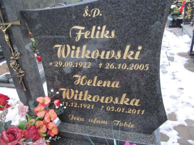 Helena Witkowska 1921 Wągrowiec - Grobonet - Wyszukiwarka osób pochowanych