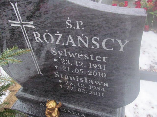 Sylwester Różański 1931 Wągrowiec - Grobonet - Wyszukiwarka osób pochowanych