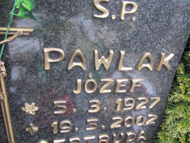 Józef Pawlak 1927 Wągrowiec - Grobonet - Wyszukiwarka osób pochowanych