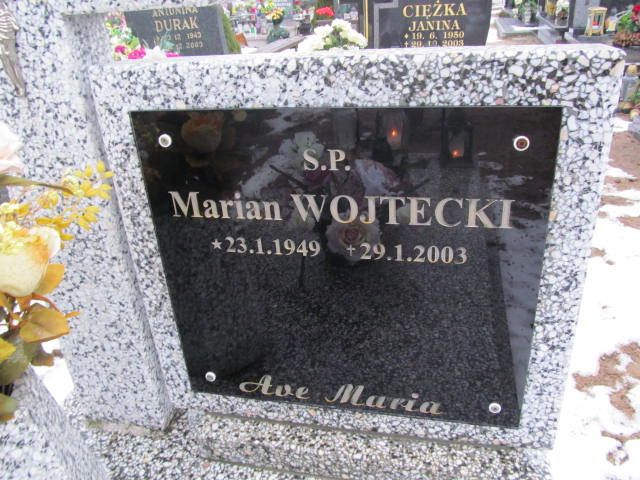 Marian Wojtecki 1949 Wągrowiec - Grobonet - Wyszukiwarka osób pochowanych