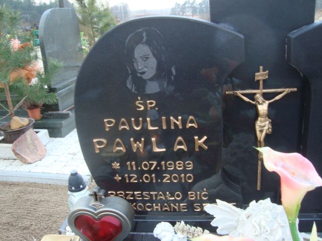 Paulina Pawlak 1989 Wągrowiec - Grobonet - Wyszukiwarka osób pochowanych