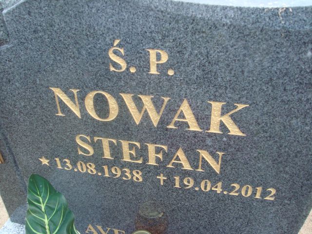 Grób Stefan Nowak